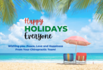 Happy Holidays Everyone - Beach Scene